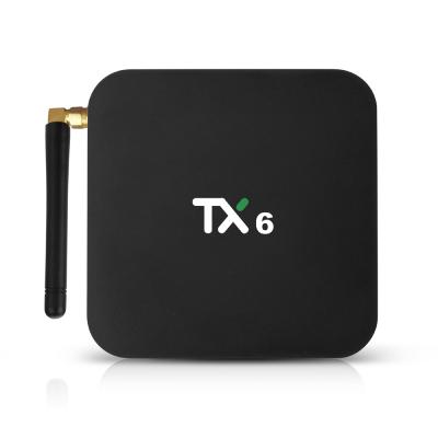 China Android BT 4.0 Allwinner H6 box for tv tx6 Android 9 quad core tv box tx for sale