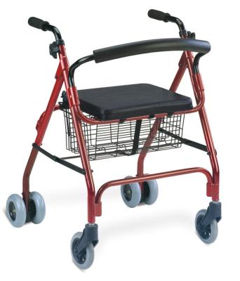 China Flexible multifunctional folding rollator adjustable walker for elderly people for sale