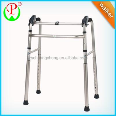 China Aluminum Aluminum Folding Disabled Equipment Older Walker Supports Exercise Walker For Elder for sale