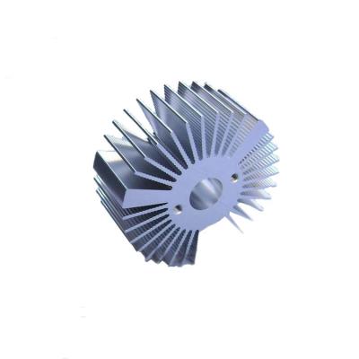 China Aluminum Alloy Cylinder Radiator Aluminum Extrusion High Power Led Radiator for sale