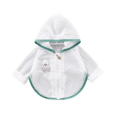 China Regular Summer Air Conditioning Shirt Infant Thin Sun Protection Jacket for sale