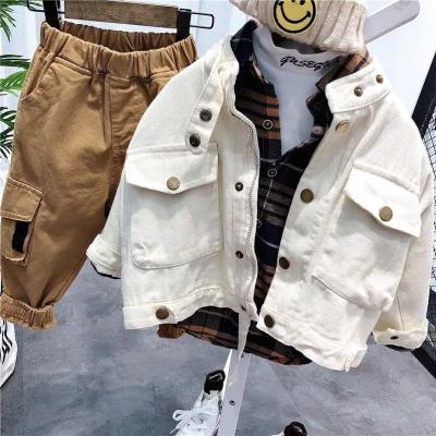 China Breathable jackets 2021 new fashion letter children's jackets baby boys jackets spring and autumn clothes boys printed clothing for sale