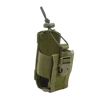 China Portable/Durable Outdoor Sports Tactical Walkie Talkie Bag Retractable Large and Small Walkie Talkie Cover for Camping and Mountaineering for sale