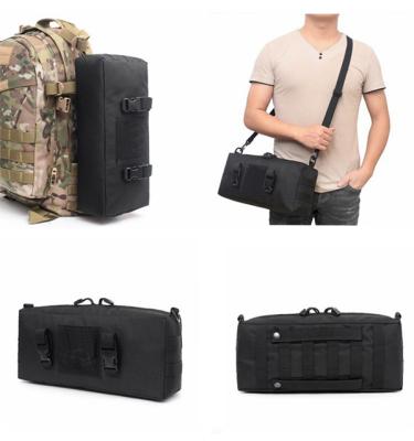 China Oxford Cloth Camouflage Waterproof Tactical Waist Bag Outdoor Molle System Multi-Purpose Crossbody Shoulder Accessory Camping Mountaineering for sale