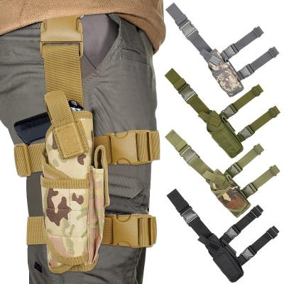 China Portable/Durable Adjustable Universal Tactical Holster Quick Pull Tactical Holster Carry Against Unintentional Release Case Leg Bag for Men for sale