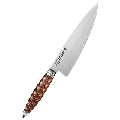 China Sustainable M390 Powder Steel High Quality Kitchen Chef Knife With Luxury Material Handle for sale