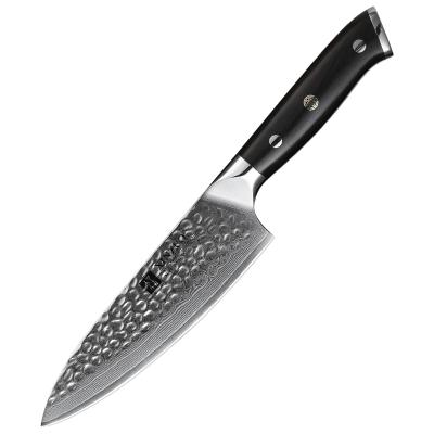 China 6.5 Inch Viable Japanese Steel Damascus Kitchen Chef Knife for sale