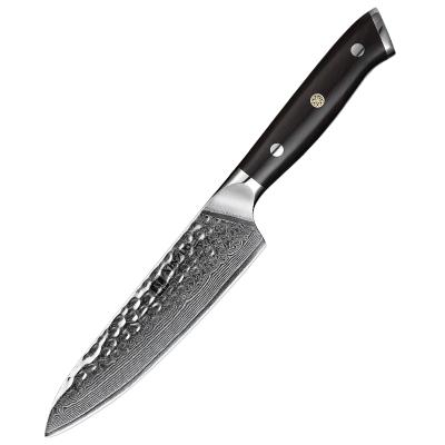 China 5 Inch Viable Japanese Damascus Steel Serving Kitchen Knife for sale