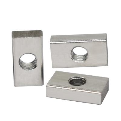 China Stainless Steel M3 - M16 Rectangular Nuts General Industry 304 Square Nuts for sale