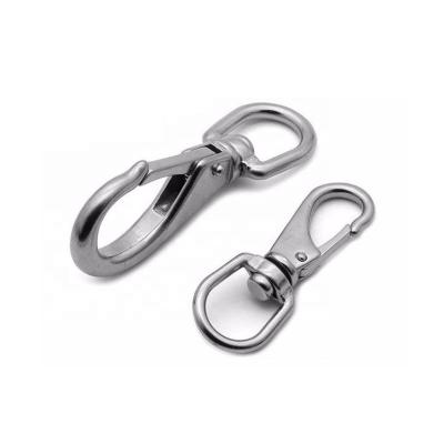 China General Industry 0# 1# 2# 3# 304 Stainless Steel Swivel Eye Snap Hooks for sale