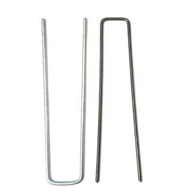 China U Shaped Lawn Staples of Grass Lawn Nails/Garden Grass/Turf/Lawn Carbon Steel for sale