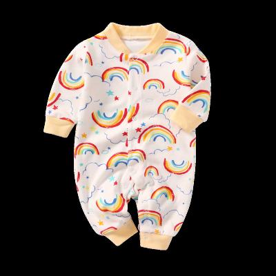 China Factory Wholesale Custom Breathable Custom Button Baby Clothes Solid Baby Overalls for sale