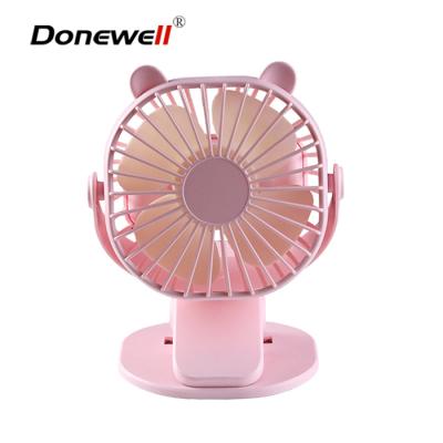 China Mini Outdoor Strong Wind USB Fan With Clip Desktop Portable Cute Small Stand Fan for sale