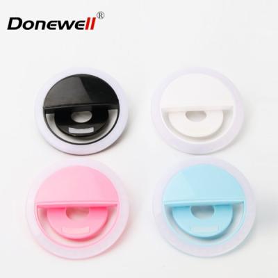 China Four Color Unique Cute Selfie LED Ring Flash Fill Light Phone Adjustable Camera For Smartphone for sale