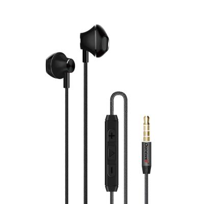 China Perfect Sound 3.5mm Jack Wired Earphone High Fidelity Half In Ear Earphone For Cell Phones for sale