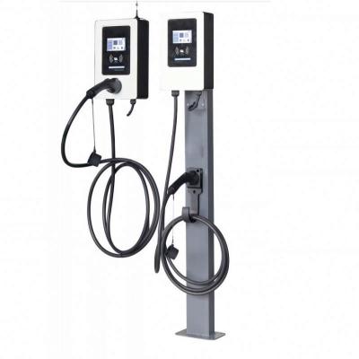 China Household IP 66 Degree 16A SAE J1772 Type 1 Wallbox EV Charging Stack for sale