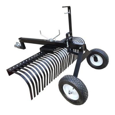 China Farms ATV/UTV 4ft Tow Behind Landscape Rake for sale