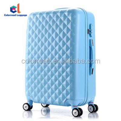 China 2017 High Quality Hard Bottom Suitcase Colorful ABS/PC Travel Trolley Baggage Luggage Bags Travel Luggage Sets ABS/PC Bags for sale