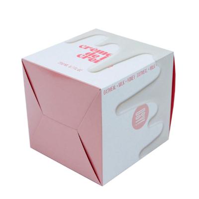 China Recycled Materials Style Custom Cardboard Cosmetic Packaging Box 300gsm Art Paper Box Multiple Color for sale