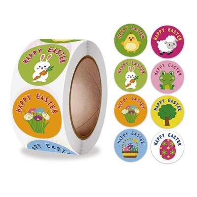 China ANTI-COUNTERFEITING MERRY CHRISTMAS ROUND STICKER ROLLS 500 STICKERS for sale