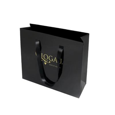 China Recycled Materials Color Printing Custom Commercial Luxury Gift Shopping Paper Bag for sale