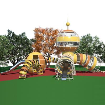 China Good Quality Outdoor Climbing Park Playground Sporting Goods Stainless Steel Slide For Kids for sale