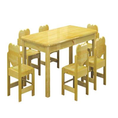 China Modern Children Wooden Square Table And Chair Dining / Study / Drawing Table for sale