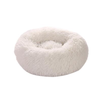 China Best Sustainable Selling Dog Bed Non Slip Bottom Design Soft Cute Round Pet Beds For Dog&Cat for sale