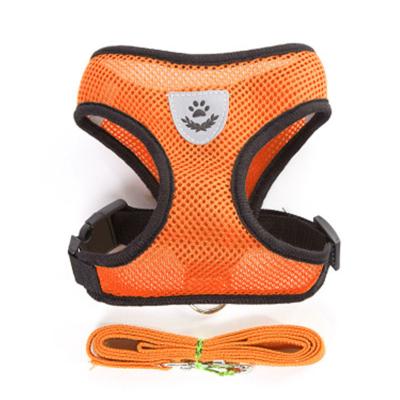 China Personalized CollarDog Comfortable Leash Polyester Dog Harness Pet Supply Chest Super Soft Step In Dog Harness for sale