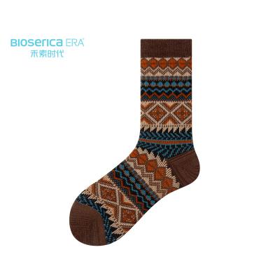 China Bioserica Other Era Custom Design Combed Cotton Yarns Unisex For Socks Custom 100% Cotton Crew Socks Embroider Cotton Blend Anti-odor d for sale