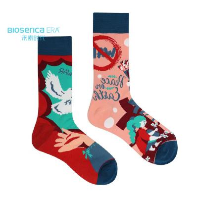 China Other Bioserica era unisex custom made socks printing bear sport sock japanese printed custom printed for sale