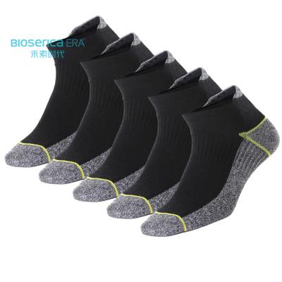 China Bioserica Era Socks Mens Crew Jacquard Custom Made QUICK DRY Socks Anti Smell Elastic Men Socks for sale