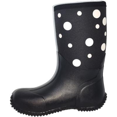 China Fashion Trend Womens Rain Boots Neoprene Dung Waterproof Insulated Rubber Boots for sale