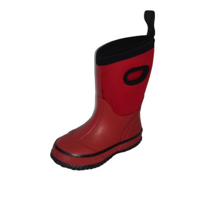 China Fashion Trend Children Waterproof And Non-slip Neoprene Rain Boots Rubber Boots For Kids for sale