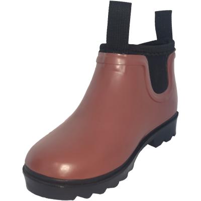 China Fashion Trend Kids Mid Calf Waterproof Rain Boots Insulated Rubber Boots For Kids for sale