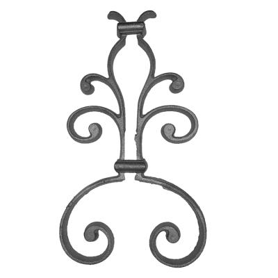 China Contemporary Tailored Ornamental Moldings Accessories Decorative Cast Iron For Stairs And Gate Fence Garden for sale