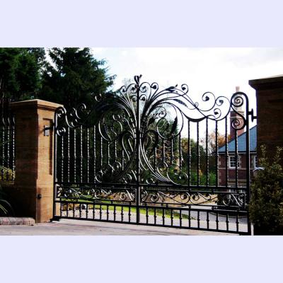 China Sustainable Decorative Gate Accessories Cast Iron Wrought Iron For Outdoor Stair Fence And Garden for sale