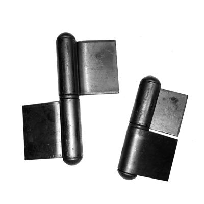 China China Iron Industrial Custom Door Welding Hinges For Swing Door Barrel Hinges Welding for sale