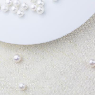 China Jewelry Making Natural Pearl Beads For Crafts White 7mm Freshwater Cultured Loose Beads For DIY Jewelry Making for sale