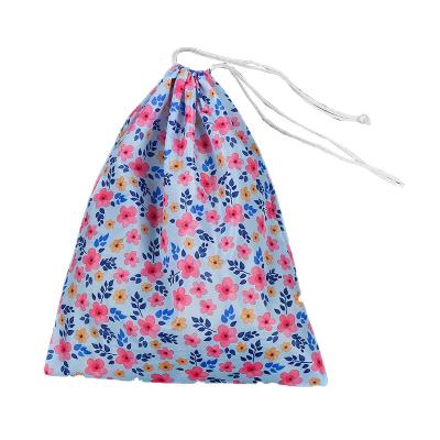 China Custom Sports Drawstring Dust Bag Cheap Pink Polyester Small Drawstring Bag for sale