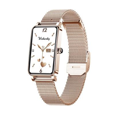 China ZX19 Touch Screen Smart Watch Heart Rate Monitor Watch Waterproof Women Girl Smartwatch for sale