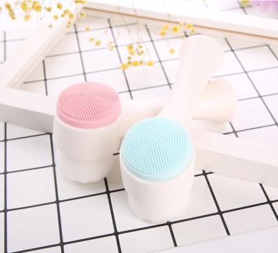 China Angular Blush Face Use And Cosmetics Blow Silicone Brushes Facial Cleansing Brush For Deep Cleansing for sale