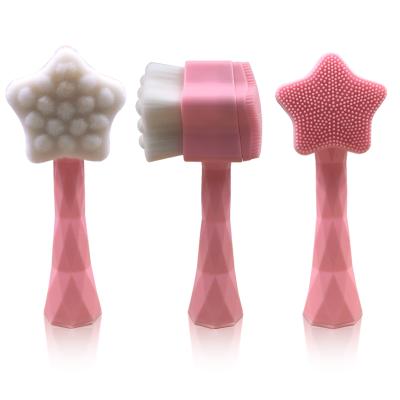 China New Design Manufacturers DW Star Wholesale Silicone DEEP CLEANSING Facial Cleansing Brush for sale