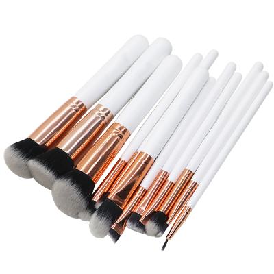 China Artist Brush 2018 Trending Products 12Pcs Rose Gold Makeup Brushes Foundation Oval Eyeshadow Brush Cosmetic Make Up Brush Set for sale