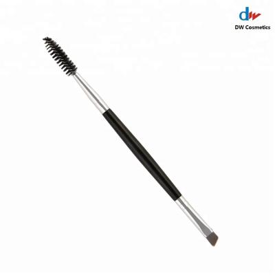 China corner front & Wholesale Dual Mascara Brush Makeup Tool Eyebrow Brush With Eyebrow Comb Magic Wand Makeup Brush for sale