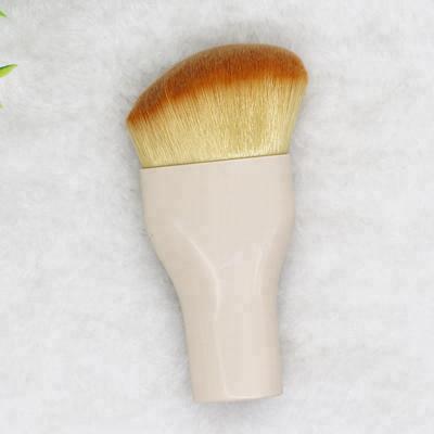 China Angular Blush Kabuki Makeup Brush Top Quality Small Foundation Powder Cosmetic Blush Brush for sale