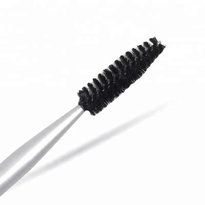 China corner front & Hot Selling Mascara Brush New Double Ended Eyebrow / Eyelash Brush Shape Clutch Double Ended Brow Brush for sale