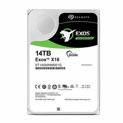 China Server Seagate Exos X16 SATA Enterprise Hard Drive 14TB ST14000NM001G HDD ST14000NM000J for sale