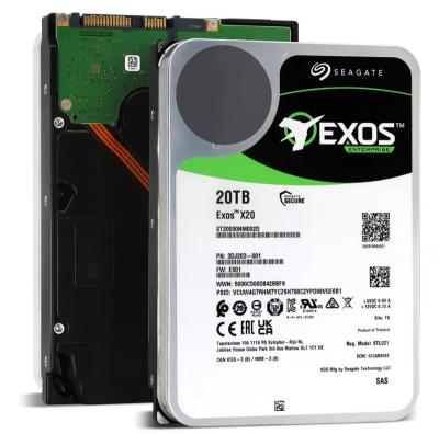 China Server Seagate Exos X20 SAS 12Gb/s Enterprise Hard Drive Disk 20TB ST20000NM002D HDD for sale