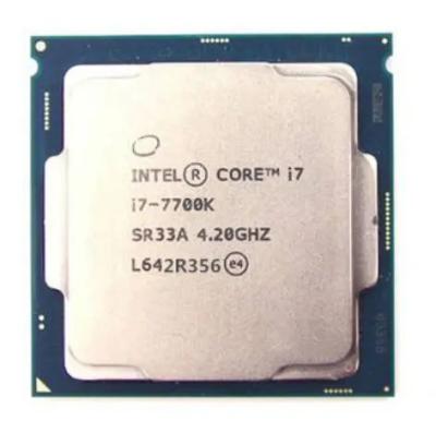 China Desktop New Pulled Used Core i7 7700 7700k Computer Processing Unit SR338 CPU for PC for sale